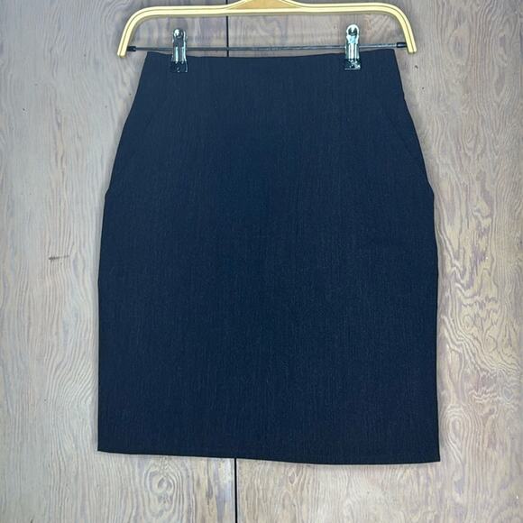Vintage NWT Umberto Ginocchietti Women's Charcoal Gray Pencil Skirt - Picture 1 of 6